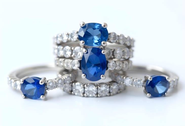 Sapphire Dreams An Arrangement of Rings and Stones